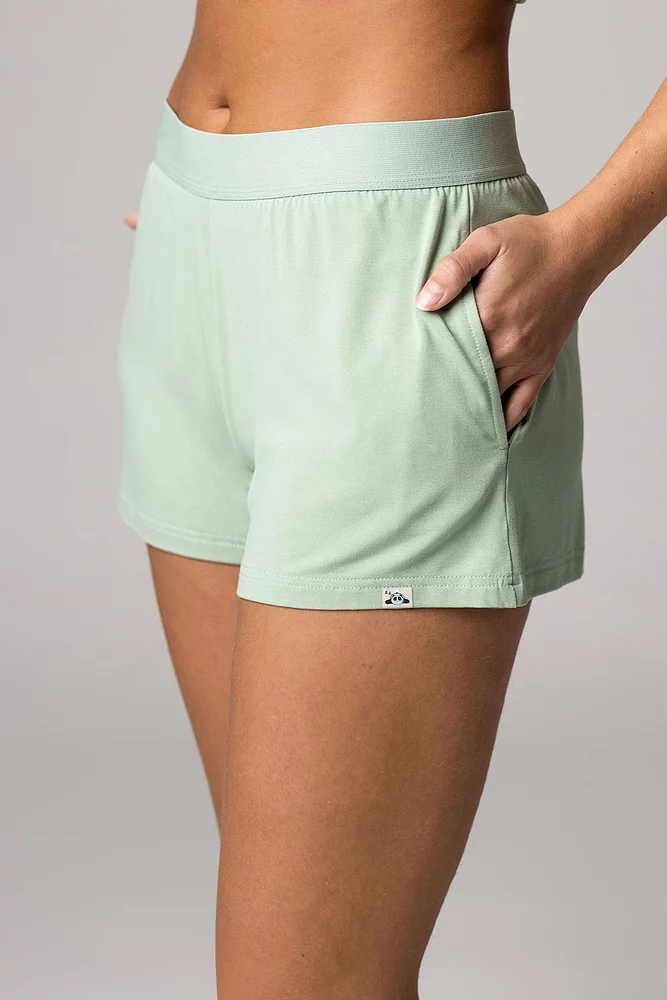 Ladies 1 Pack Lazy Panda Bamboo Loungewear Selection Shorts from