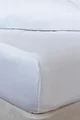 Lazy Panda 300 Thread Count Bamboo Fitted Sheet - White