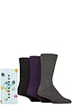 Mens 3 Pair SOCKSHOP Bamboo Bright Gift Boxed Socks - Supermassive Black Hole