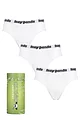 Mens 3 Pack SOCKSHOP Lazy Panda Bamboo Briefs - White