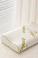Lazy Panda 1 Pack Bamboo Memory Foam Contour Pillow in 2 Sizes - Multi