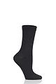 Women's 1 Pair SOCKSHOP Colour Burst Bamboo Socks with Smooth Toe Seams - Ashes To Ashes