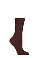 Women's 1 Pair SOCKSHOP Colour Burst Bamboo Socks with Smooth Toe Seams - Brown Eyed Girl