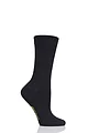 Women's 1 Pair SOCKSHOP Colour Burst Bamboo Socks with Smooth Toe Seams - Back In Black