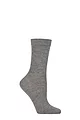 Women's 1 Pair SOCKSHOP Colour Burst Bamboo Socks with Smooth Toe Seams - Fade to Grey