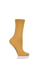 Women's 1 Pair SOCKSHOP Colour Burst Bamboo Socks with Smooth Toe Seams - Mellow Yellow