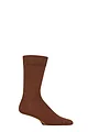 Mens 1 Pair SOCKSHOP Colour Burst Bamboo Socks with Smooth Toe Seams - Brown Eyed Girl
