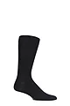 Mens 1 Pair Lazy Panda Colour Burst Bamboo Socks with Smooth Toe Seams - Back In Black
