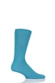 Mens 1 Pair SOCKSHOP Colour Burst Bamboo Socks with Smooth Toe Seams - Beneath The Waves