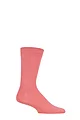 Mens 1 Pair Lazy Panda Colour Burst Bamboo Socks with Smooth Toe Seams - Peaches and Cream