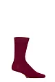 Mens 1 Pair SOCKSHOP Colour Burst Bamboo Socks with Smooth Toe Seams - Red Red Wine