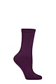Women's 1 Pair Lazy Panda Colour Burst Leisure Weight Bamboo Socks - Purple
