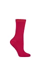 Women's 1 Pair Lazy Panda Colour Burst Leisure Weight Bamboo Socks - Red