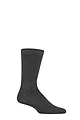 Mens 1 Pair Lazy Panda Colour Burst Leisure Weight Bamboo Socks - Charcoal