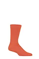 Mens 1 Pair Lazy Panda Colour Burst Leisure Weight Bamboo Socks - Orange