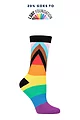 SOCKSHOP Bamboo 1 Pair Pride Socks Collection - Progress Pride