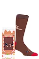 Mens and Women's 1 Pair Lazy Panda Bamboo Fun & Novelty Socks - Rudolph