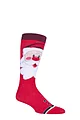 Mens and Women's 1 Pair Lazy Panda Bamboo Fun & Novelty Socks - Santa