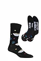 Mens and Women's SOCKSHOP 1 Pair Lazy Panda Bamboo Fun & Novelty Socks - Hippy Hummus