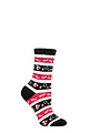 Mens and Women's SOCKSHOP 1 Pair Lazy Panda Bamboo Fun & Novelty Socks - Navy Ho Ho Ho