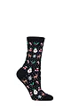 Mens and Women's SOCKSHOP 1 Pair Lazy Panda Bamboo Fun & Novelty Socks - Navy Christmas