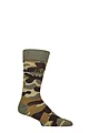 Mens and Women's 1 Pair Lazy Panda Bamboo Fun & Novelty Socks - Camo Invisible