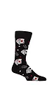 Mens and Women's 1 Pair Lazy Panda Bamboo Fun & Novelty Socks - Royal Flush