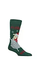 Mens and Women's SOCKSHOP 1 Pair Lazy Panda Bamboo Fun & Novelty Socks - Fleece Navidad