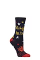 Mens and Women's SOCKSHOP 1 Pair Lazy Panda Bamboo Fun & Novelty Socks - Sleigh All Day