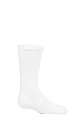 Boys and Girls 1 Pair SOCKSHOP Plain and Striped Bamboo Socks with Comfort Cuff and Smooth Toe Seams - White