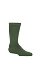 Boys and Girls 1 Pair Lazy Panda Plain and Striped Bamboo Socks with Comfort Cuff and Smooth Toe Seams - Khaki