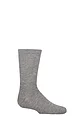 Boys and Girls 1 Pair Lazy Panda Bamboo Sports Socks Cushioned with Comfort Cuff and Smooth Toe Seams - Light Grey Melange