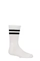 Boys and Girls 1 Pair Lazy Panda Bamboo Sports Socks Cushioned with Comfort Cuff and Smooth Toe Seams - Sports Stripe