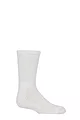 Boys and Girls 1 Pair SOCKSHOP Bamboo Sports Socks Cushioned with Comfort Cuff and Smooth Toe Seams - White