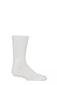Boys and Girls 1 Pair Lazy Panda Bamboo Sports Socks Cushioned with Comfort Cuff and Smooth Toe Seams - White
