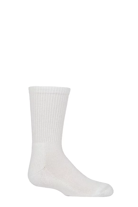 Boys and Girls 1 Pair Lazy Panda Bamboo Sports Socks Cushioned with Comfort Cuff and Smooth Toe Seams