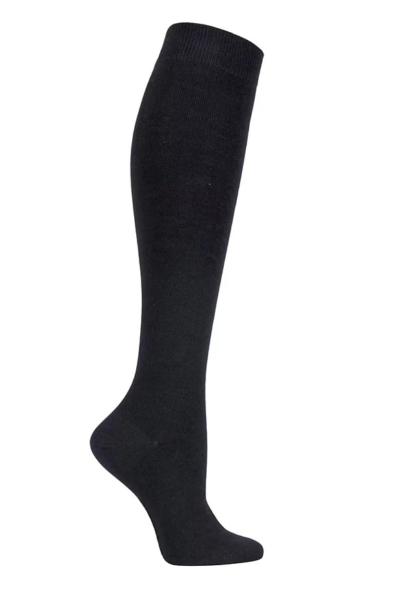 Girls and Boys 1 Pair Lazy Panda Plain Bamboo Knee High Socks with Comfort Cuff and Smooth Toe Seams